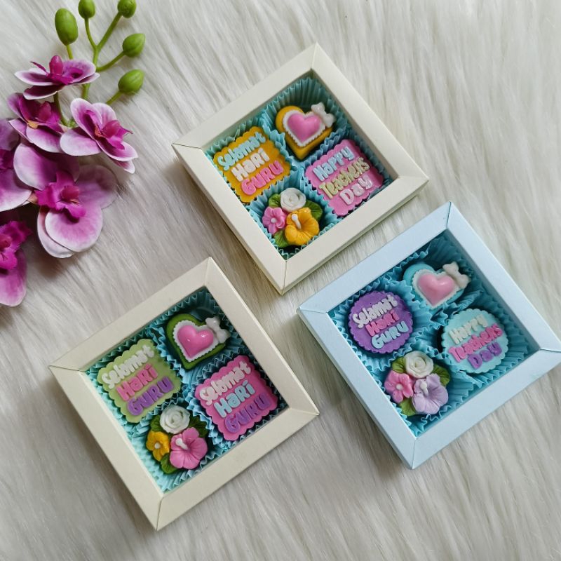 

HG4-B Cokelat Gift Hari Guru Teachers Day Kemasan isi 4