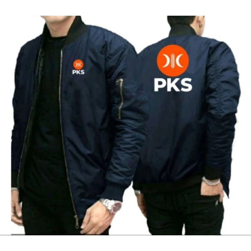 JAKET PKS / BOMBER PKS / JAKET CUSTOM / PARTAI KEADILAN SEJAHTERA / JAKET PEMILU