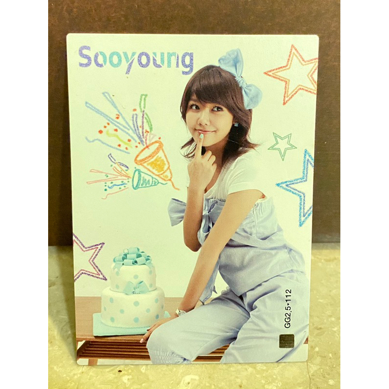 RARE PC (PHOTOCARD) CHOI SOOYOUNG SNSD F-STAR CARDS