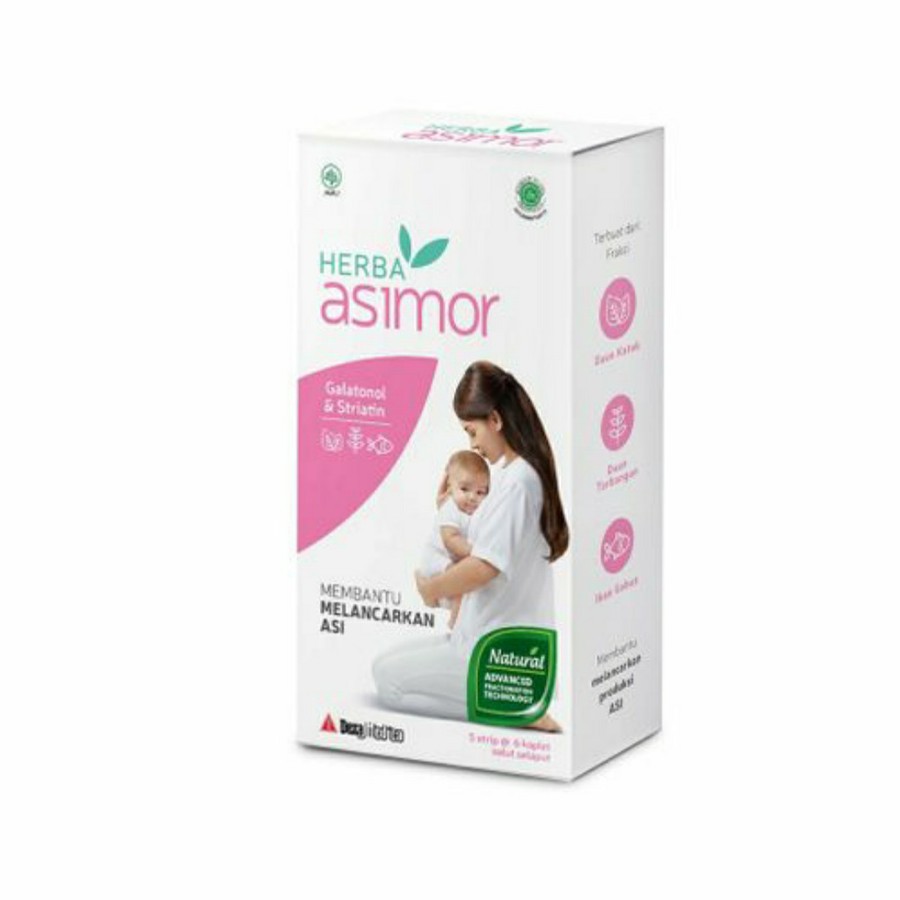 Apotek Jaya Herba ASIMOR 60 Kaplet Asi Booster Pelancar Asi Melancarkan Asi