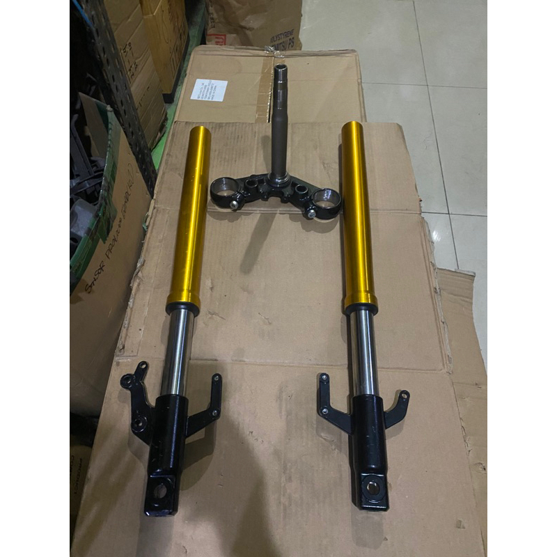 usd xsr pnp mt15 gold original shockbreaker depan mt15 dan xsr original