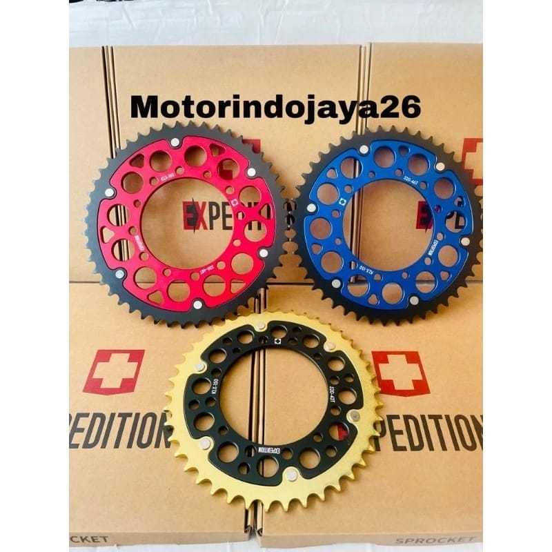 Gear Belakang EXPEDITION Original Cnc Wr 155 520-48,50,51,52 Gear yamaha WR 155