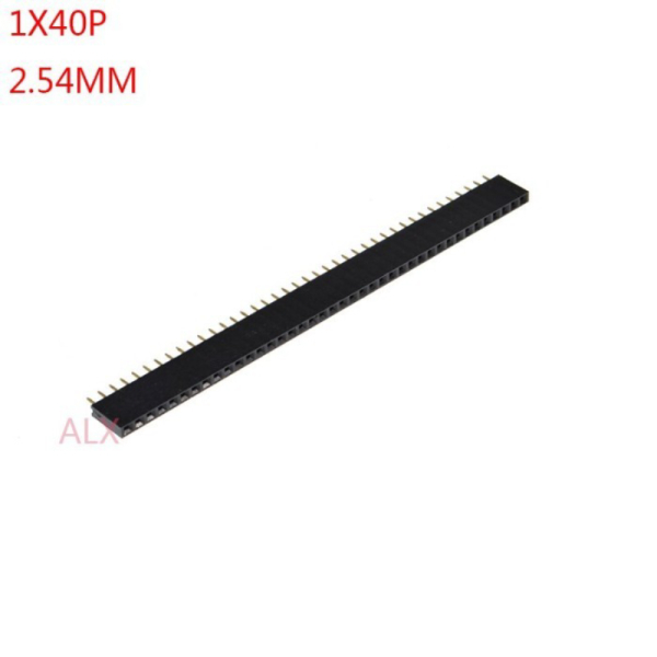 

Pin Header Female 2.54mm 40 Pin 40P 1x40 Single Row PCB Connector Berkualitas