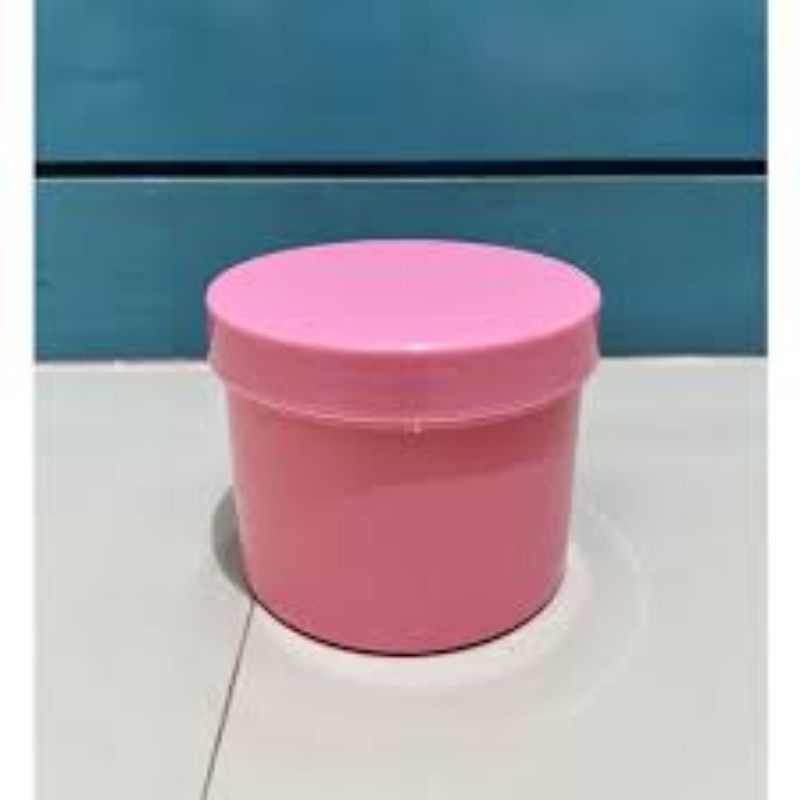 Afnansa Pot Pinlk 500ml~ Kemasan plastik 500m ~  Pot Lulur handbody 500ml