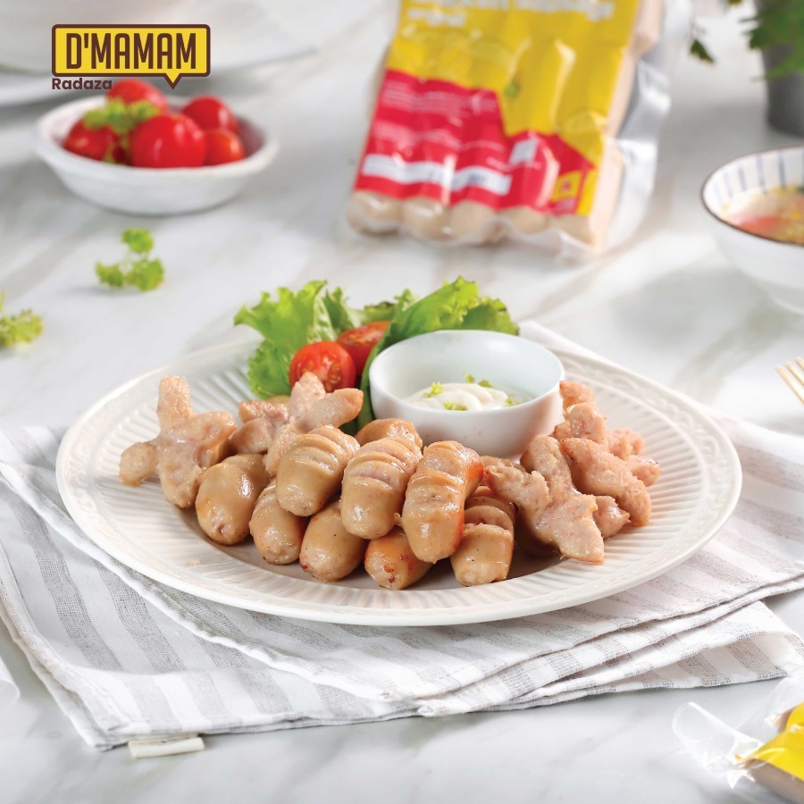 

D'MAMAM - Chicken Sausage Original/Sosis ayam/NO MSG/GLUTEN FREE 250gram