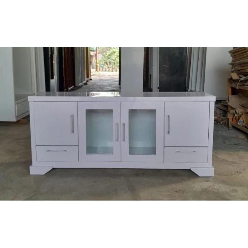 Buffet Kayu HPL Meja Rak TV Konsul Serbaguna Minimalis MR