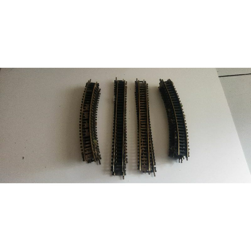 Rel metal kereta api skala HO  paket oval R18