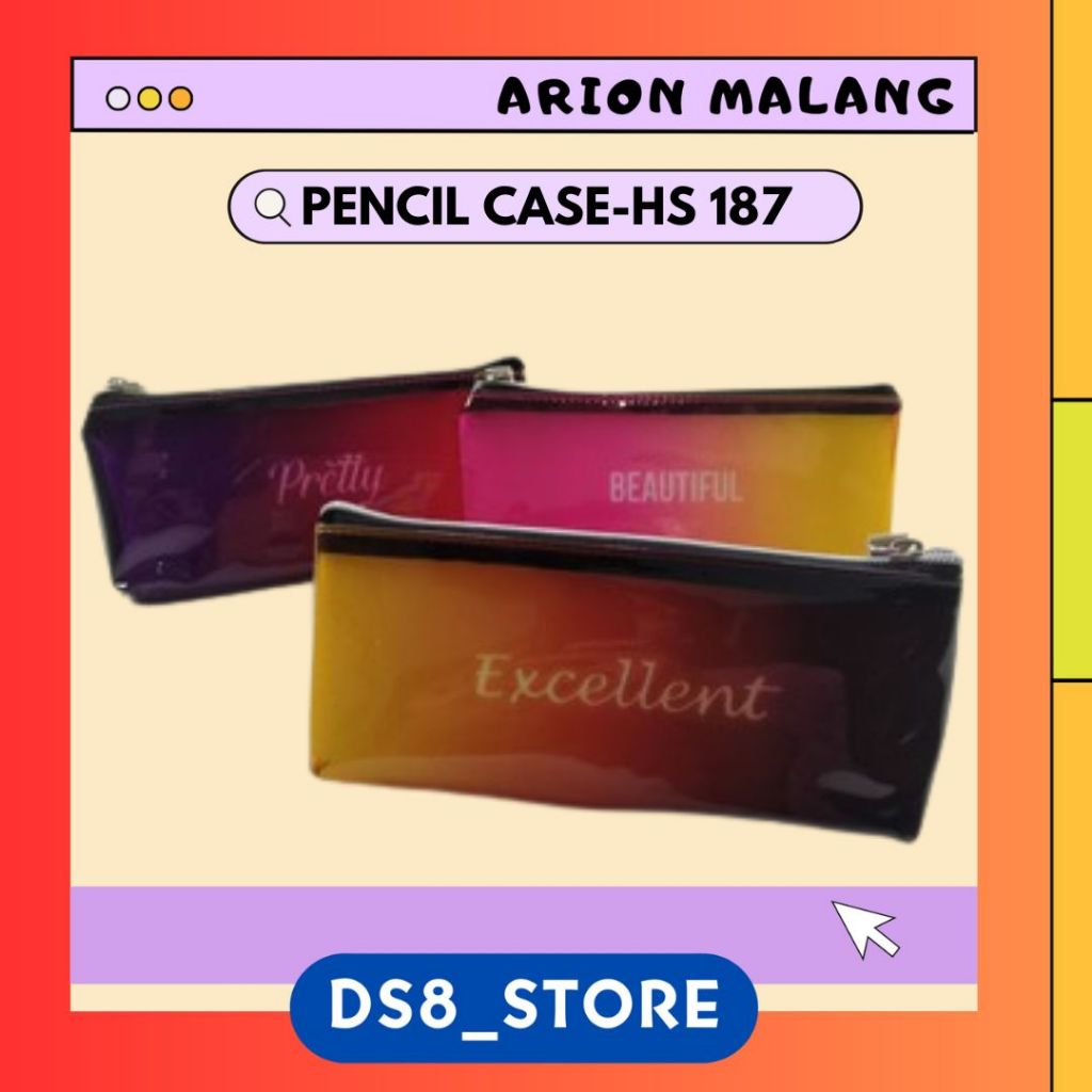 

KOTAK PENSIL/TEMPAT PENSIL/PENCIL CASE MIKA HS-187