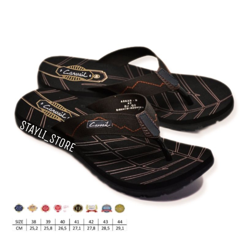 COD CARVAIL Sandal pria karet/sandal jepit pria murah/sandal pria karet enpuk/sandal pria karet japi