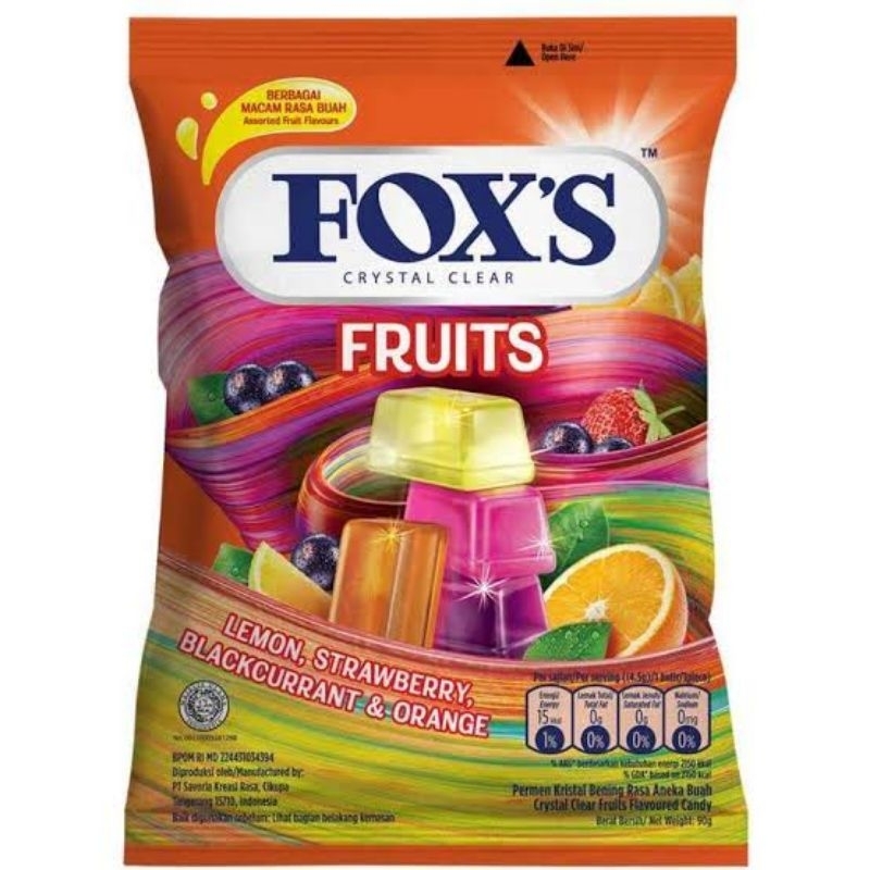 

FOXS FRUITS 90G