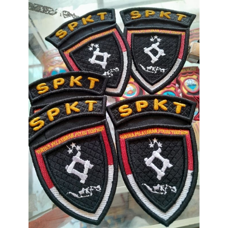 logo spkt POLRI 3D