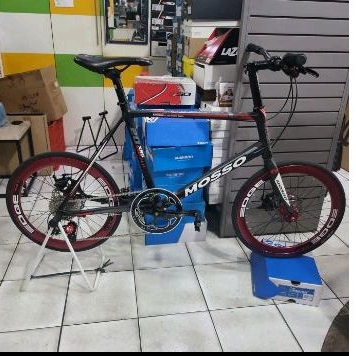 sepeda minivelo mosso 9 speed SB