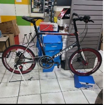 sepeda minivelo mosso 9 speed SB