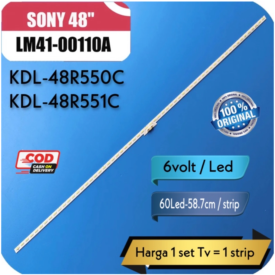 BACKLIGHT TV LED SONY 48 INCH KDL48R550C KDL48R551C 48R550C 48R551C 48R550 48R551