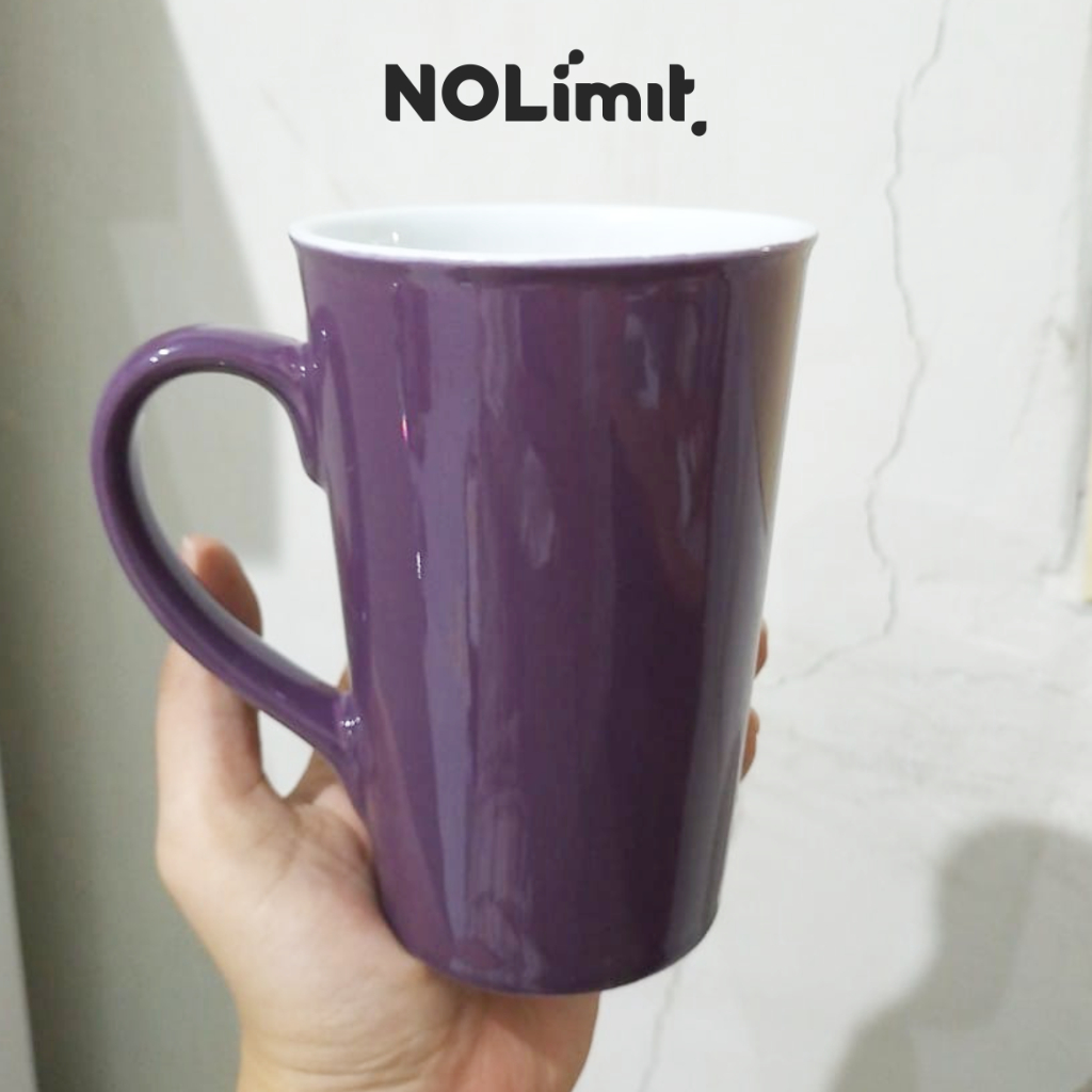 NOLIMIT GELAS ESTETIK MUG KERAMIK CANGKIR KOPI KAFELATE 300 ML COCOK UNTUK SOUVENIR DAN KADO
