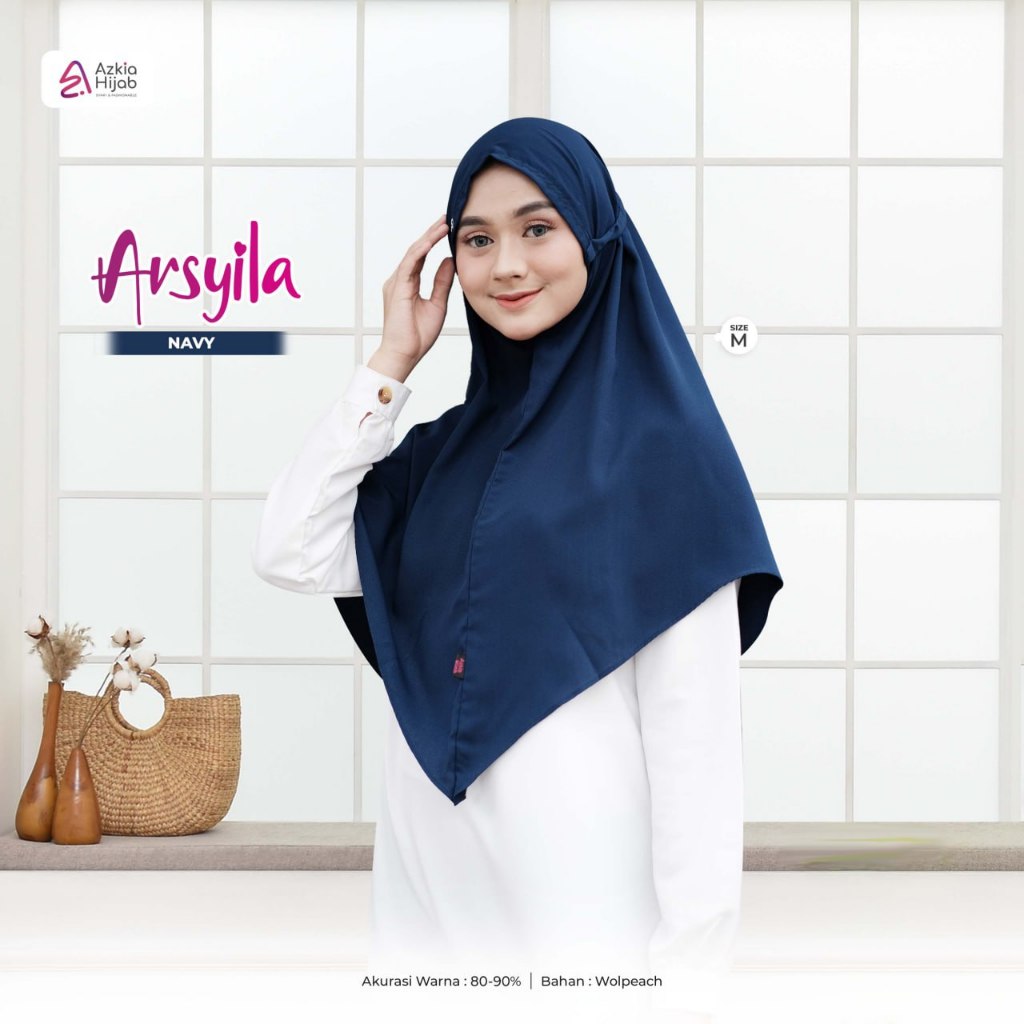 Azkia Hijab - Hijab Tali Arsyila (Size M)