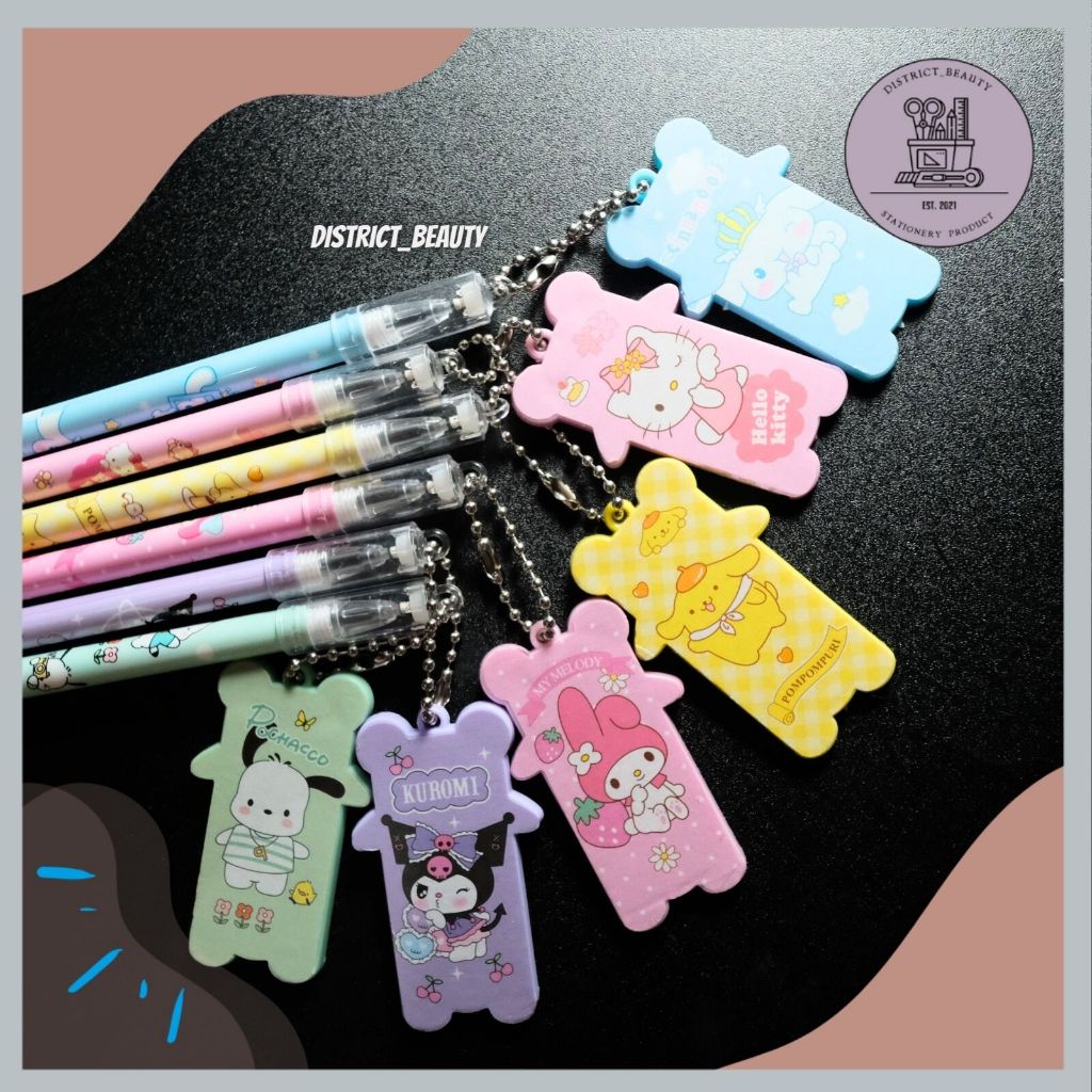 

PULPEN GANTUNGAN KACA SANRIO PEN GEL KACA SANRIO PULPEN LUCU SANRIO TERMURAH