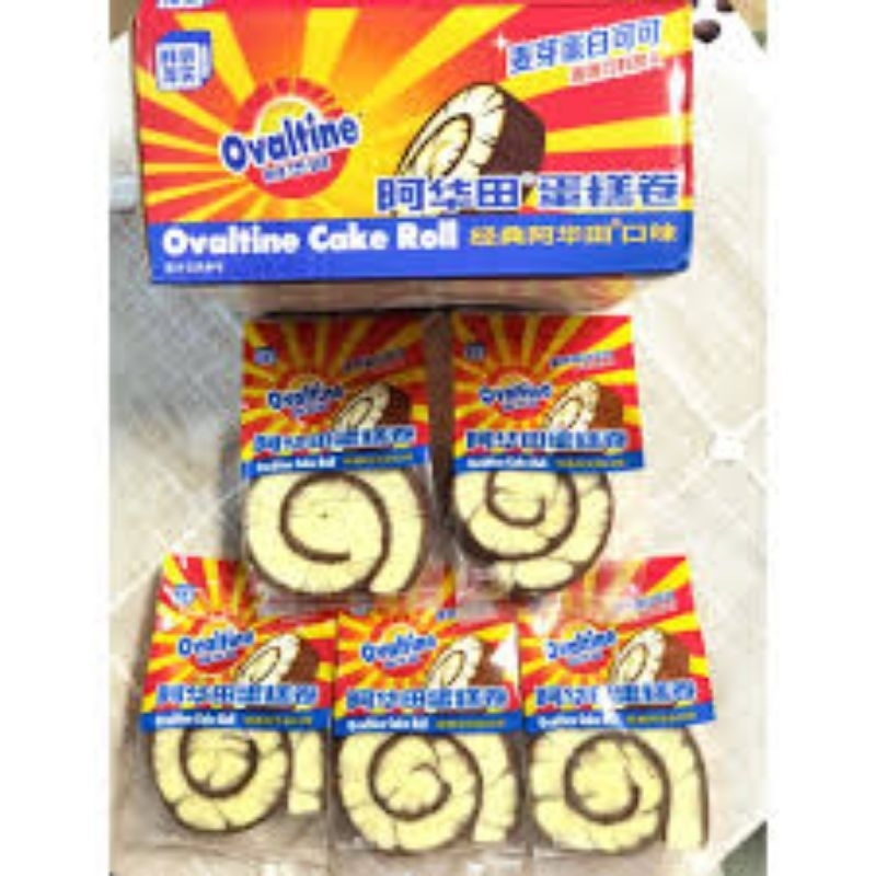 OVALTINE ROLL CAKE, BOLU OVALTINE