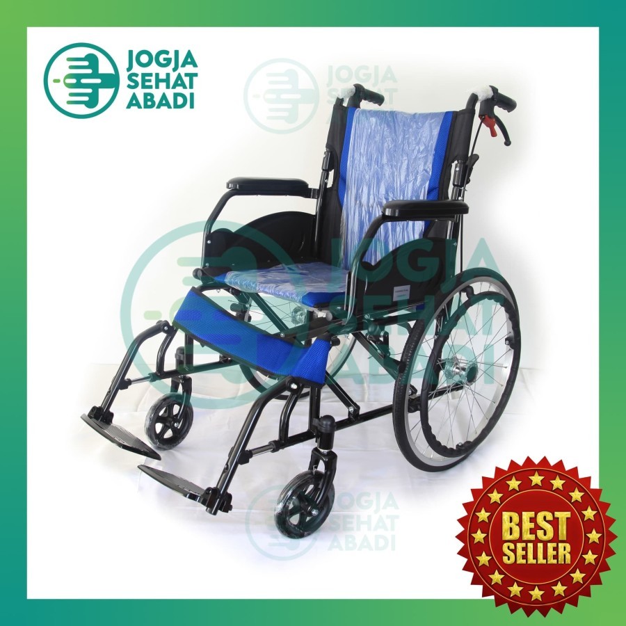 KURSI RODA TRAVELLING BIRU Kursi Roda Standar RS SELLACO