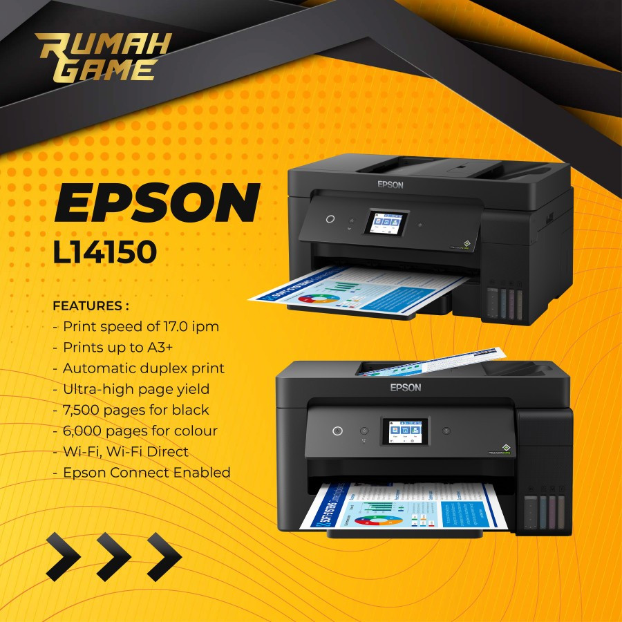 Printer Epson L14150 L 14150 Printer A3 A3+ Print Scan Copy F4 Legal
