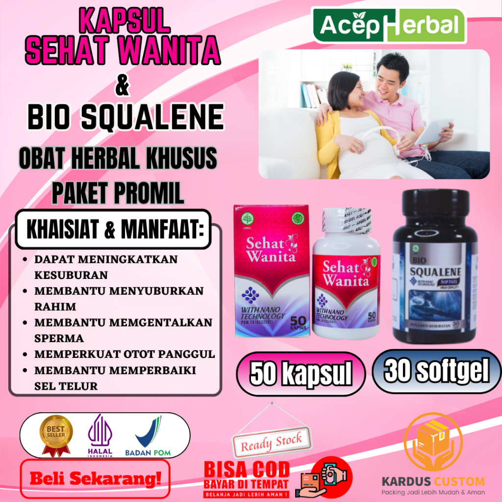 Obat Peningkat Kesuburan Menyuburkan Rahim Mengentalkan Sperma Memperkuat Otot Panggul Memperbaiki S