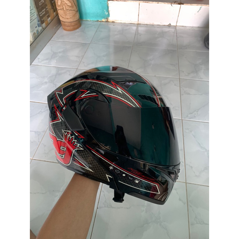 Helm Jiekai JK902 Full Face Double Visor