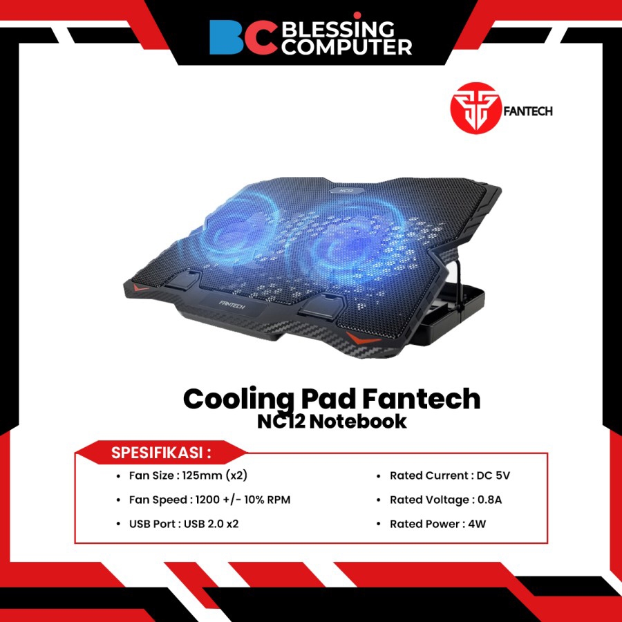 Cooling pad Fantech NC12 Notebook