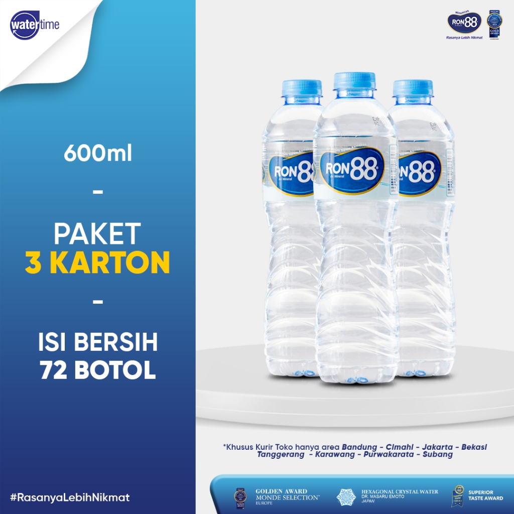 

Ron88 Air Mineral 600ml PAKET 3 KARTON