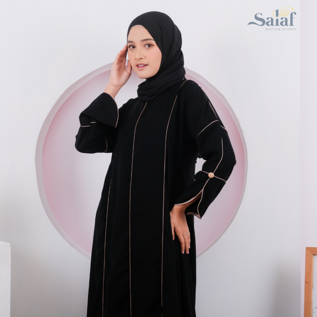 Alula Abaya Hitam | by Salaf Boutique Official Shop