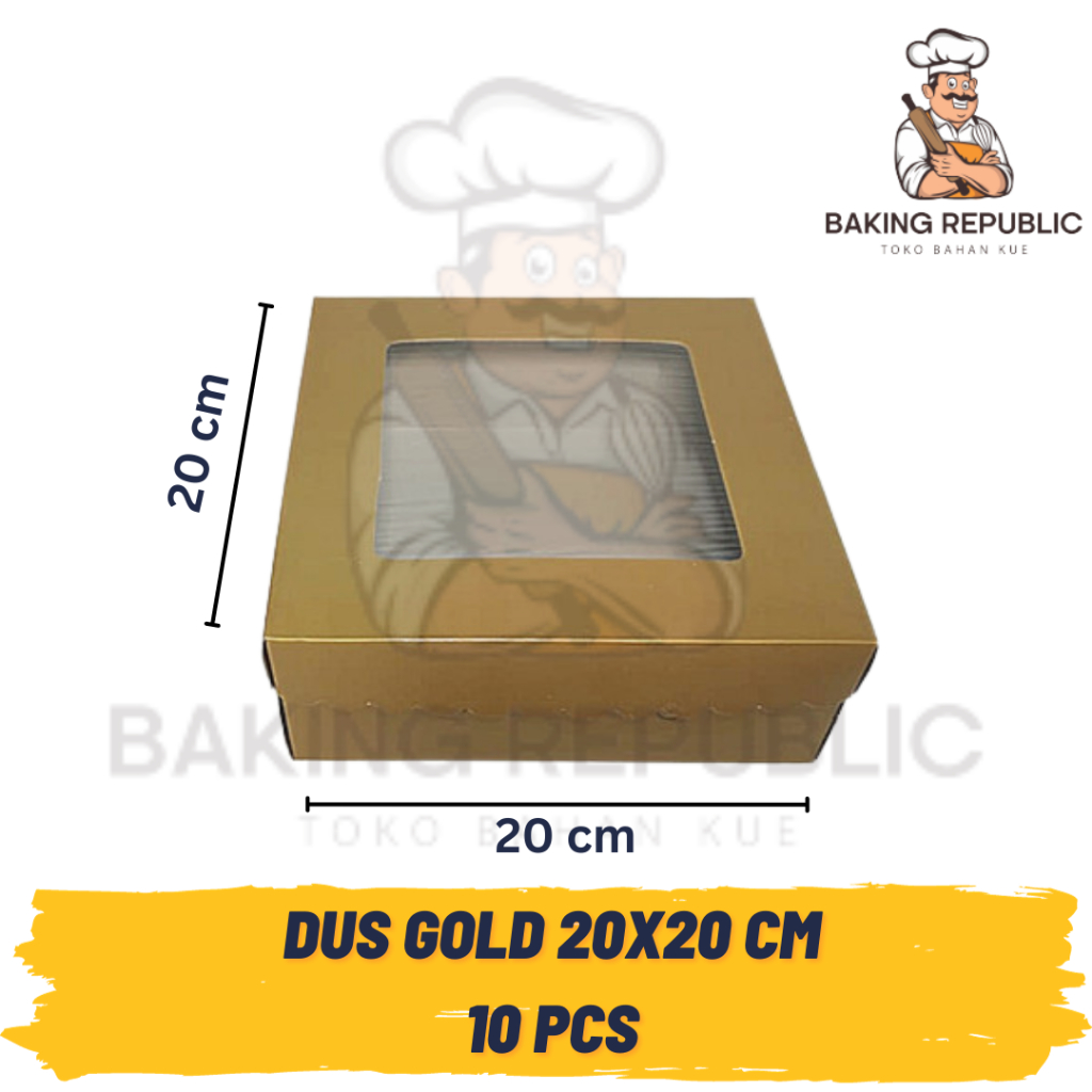 DUS GOLD WINDOW | SIZE 20x20 | 10 PCS