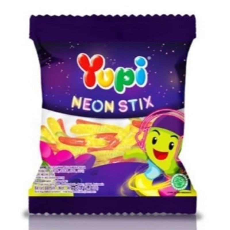 

Yupi Gummy Candies Neon Stix 45 g