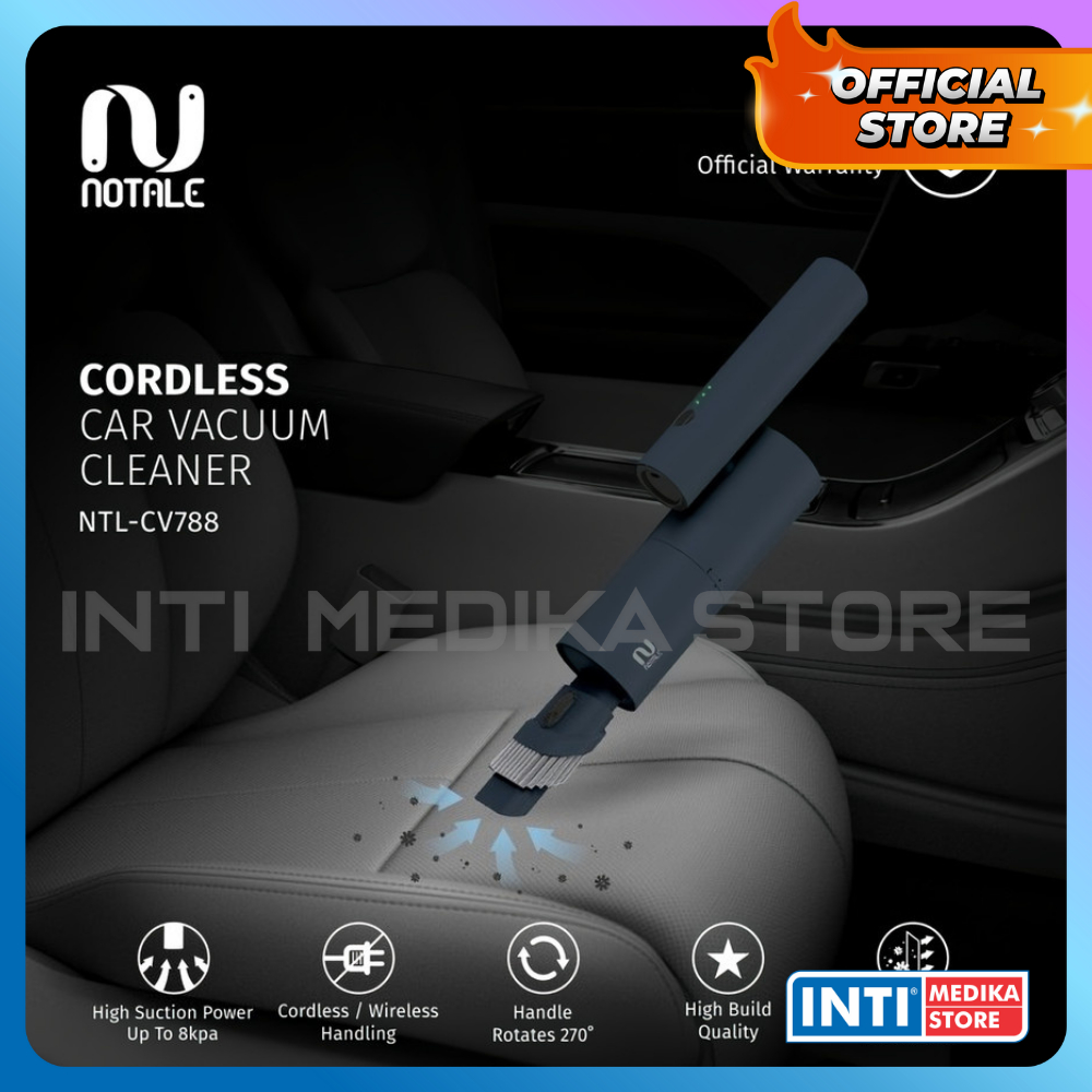 NOTALE - Portable Car Vacuum Cleaner Cordless | Penyedot Debu Xiaomi