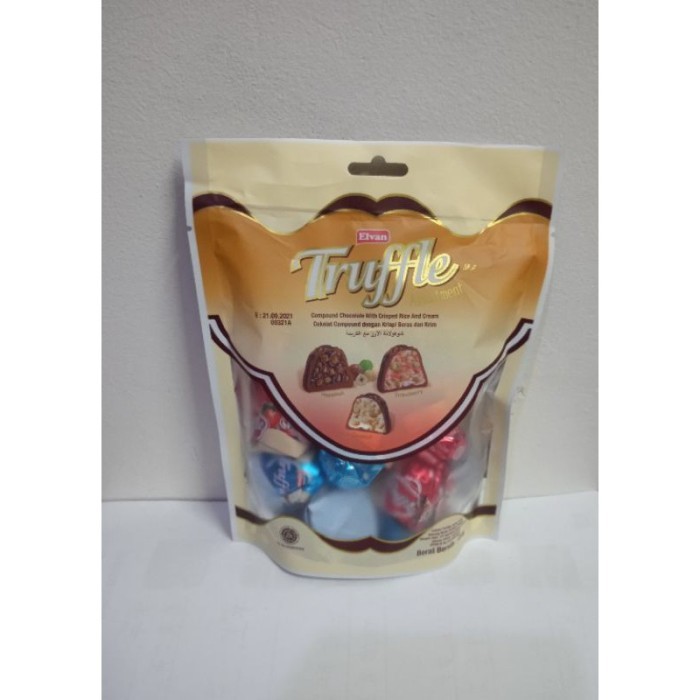 

Elvan Truffle 120gr / Cokelat Compound Dengan Krispi Beras dan Krim