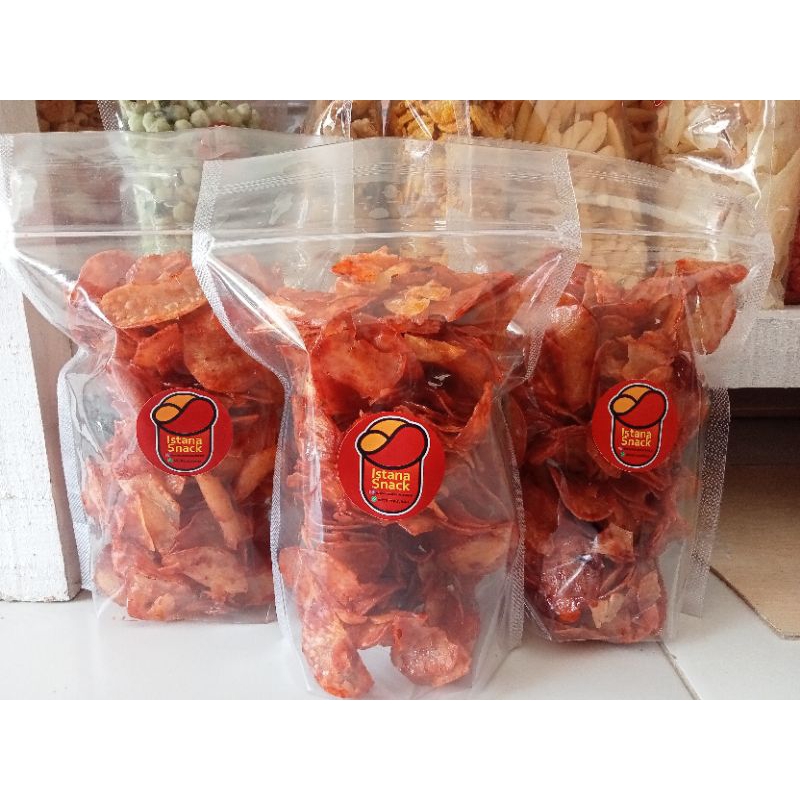 

CEMILAN KERIPIK PEDAS (SINGKONG LENGKET)