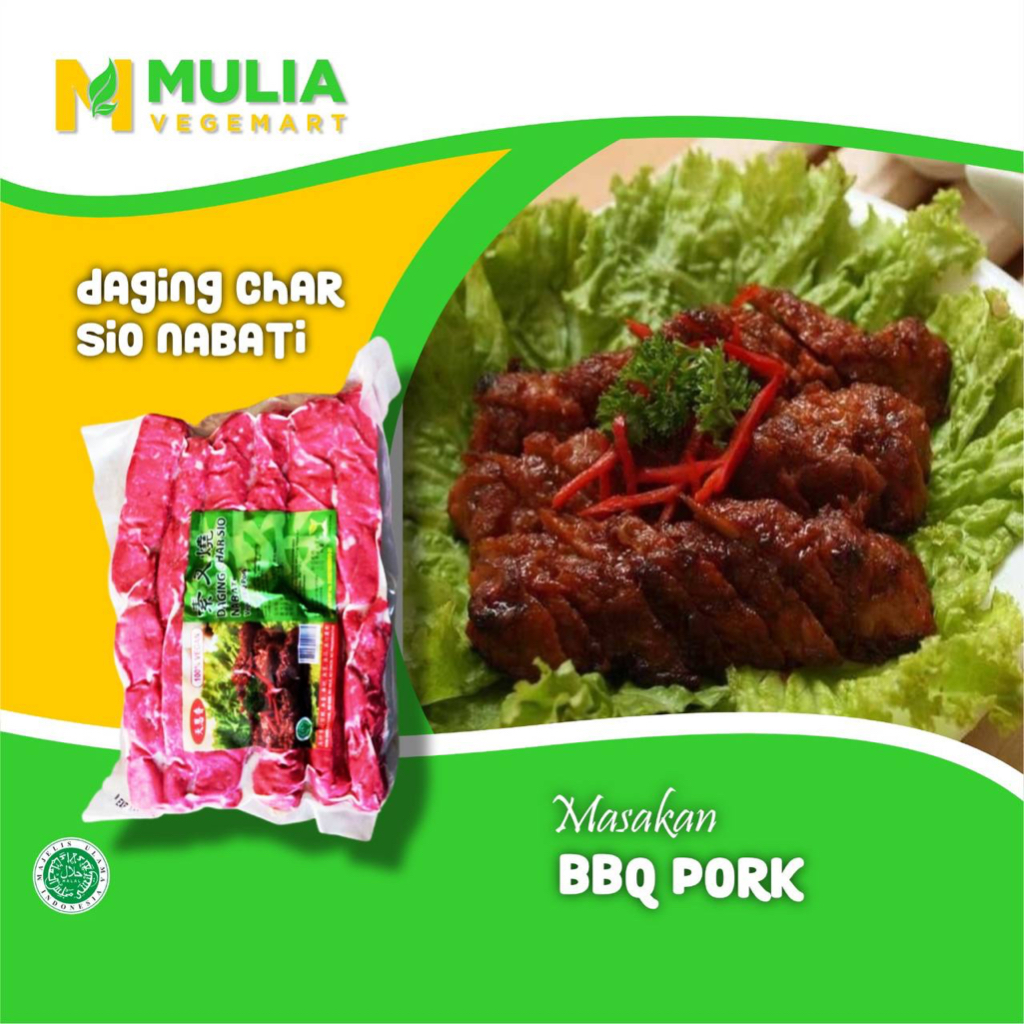 

Mulia VegeMart Char Sio 450g BBQ Pork Vege 450g