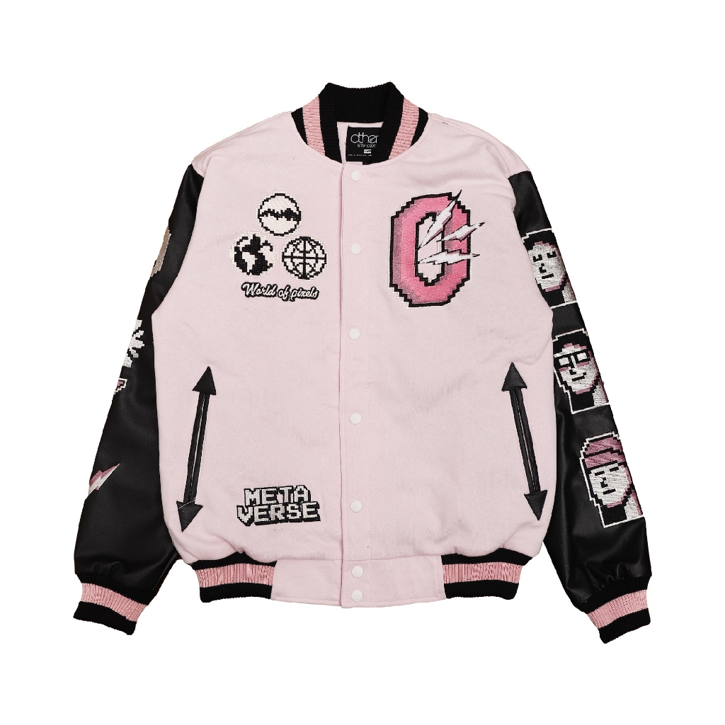 Varsity Jacket Metaverse | Pink