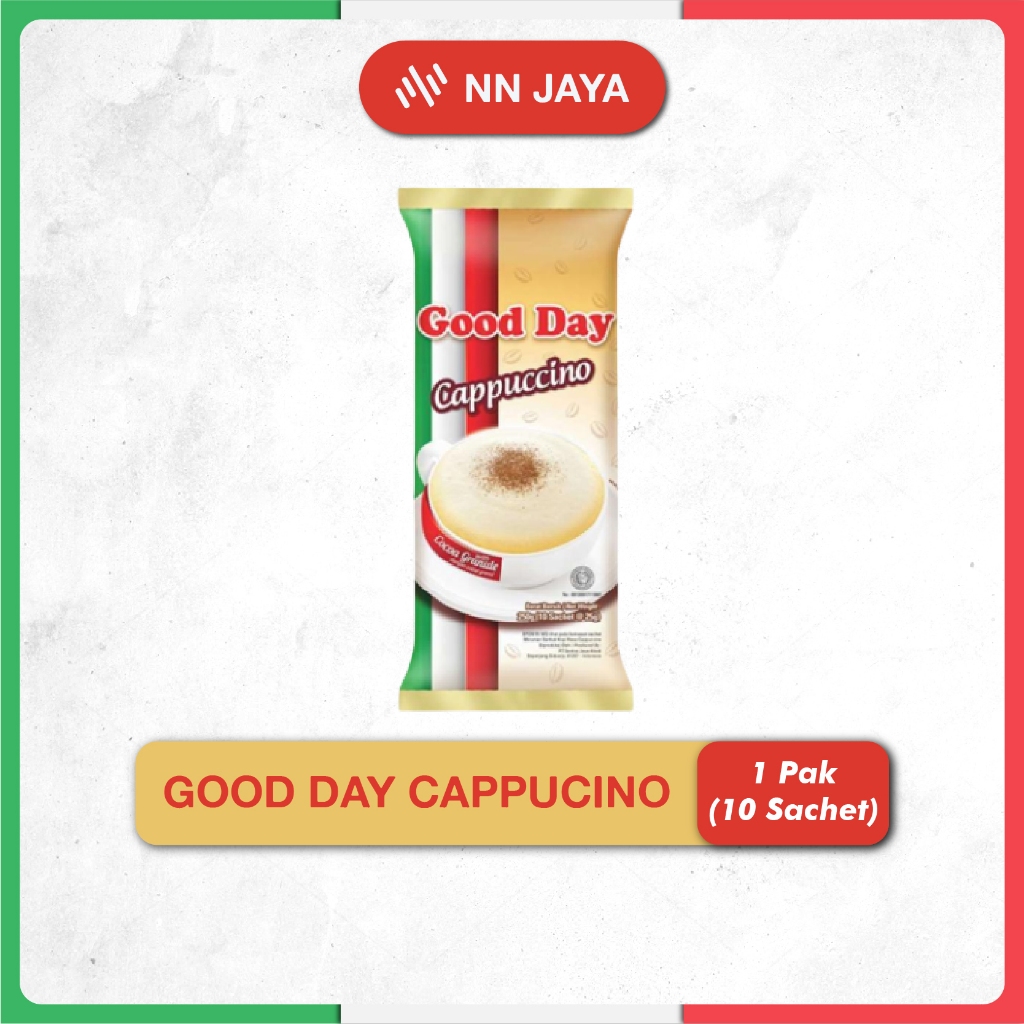 

Kopi Good Day Cappucino Sachet 1 Pak Isi 10 Sachet x 25 Gram - Kopi Murah