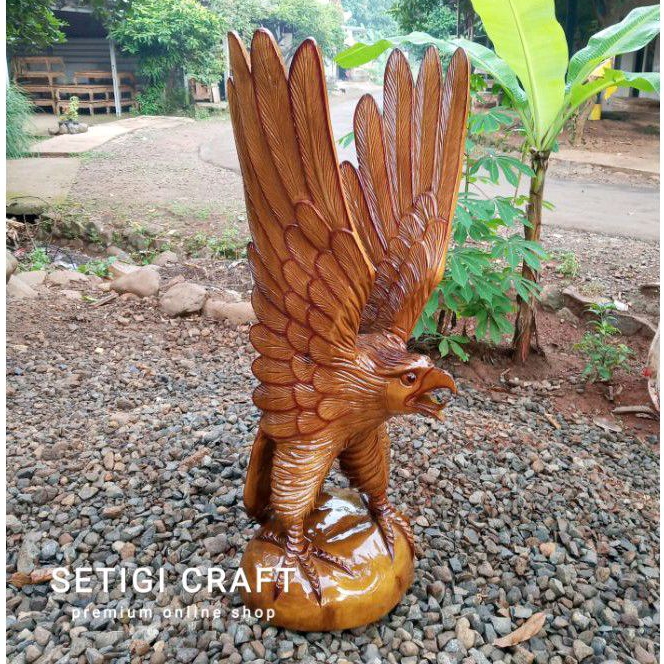 Hiasan Ruang Patung Burung Elang
