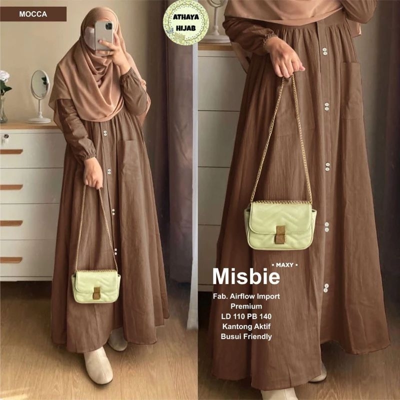 MISBIE MAXY DRESS GAMIS BEST SELLER BY ATHAYA