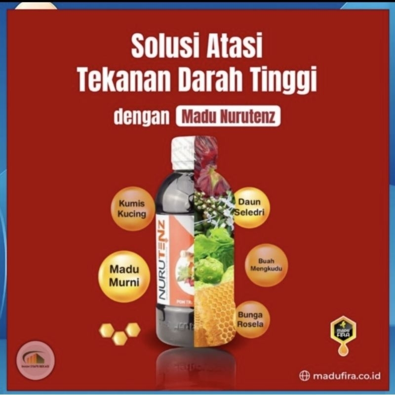 

Paket 2 Botol MADU NURUTENZ MADU HERBAL PENURUN HIPERTENSI DAN DARAH TINGGI NURUTENZ AMPUH