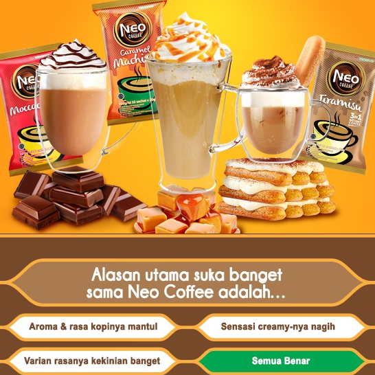 

Stock Banyak Neo Coffee Tiramisu (9 pcs x 20 gr) Twinpack