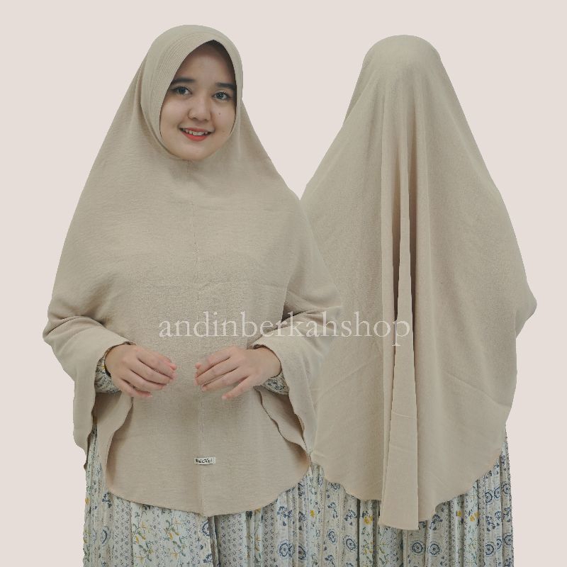 BERGO PET CRINGKLE AIRFLOW / JUMBO / (XXL) / JILBAB BERGO PET CRINKLE