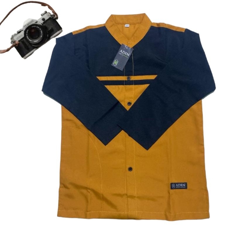 Atasan Baju Koko Anak Laki Laki Remaja Panjang - Baju Muslim Anak - Koko Anak Usia 9-14 Tahun