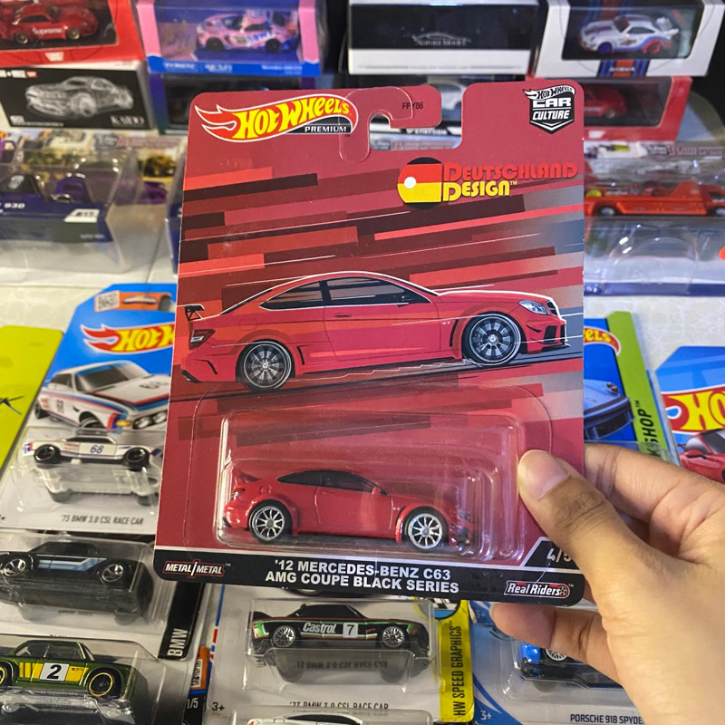 Hotwheels '12 Mercedes-Benz C63 AMG Couple Black Series