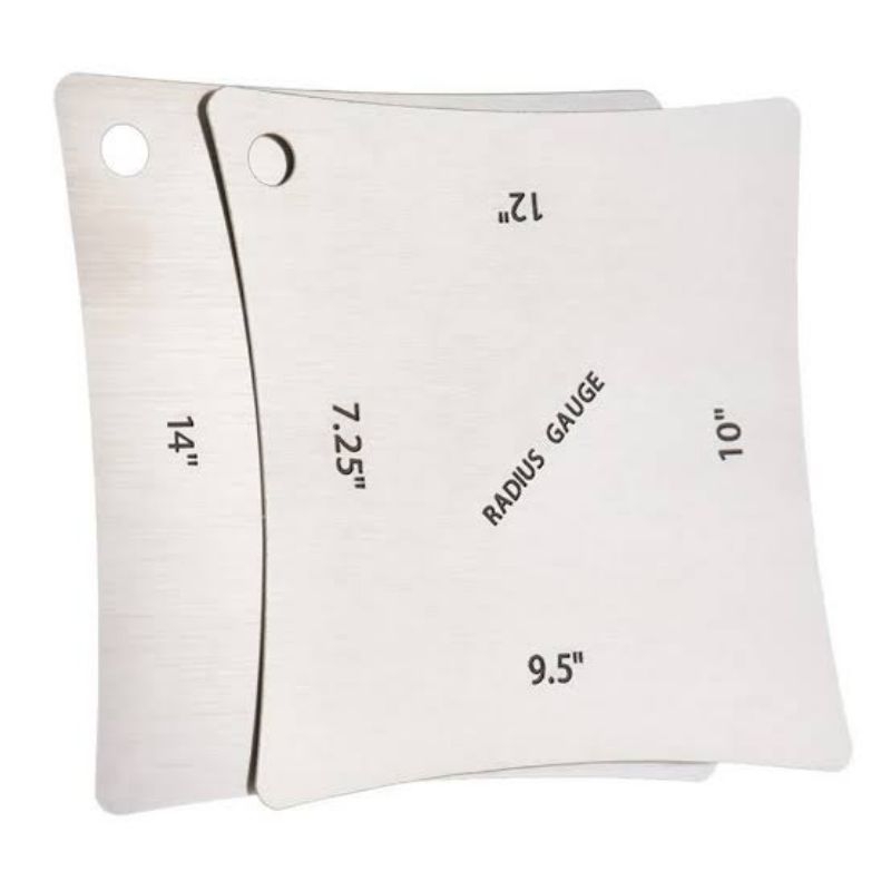 RADIUS GAUGE GITAR RADIUS FRETBOARD GUITAR BASS