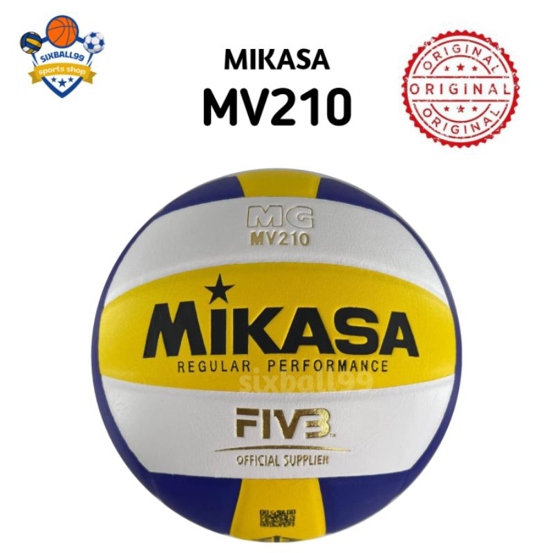 bola voli Mikasa MV210 original Japan bonus pompa pentil dan jaring