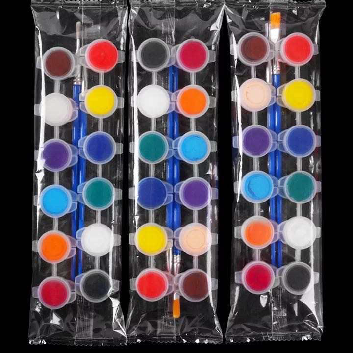 

Ready Acrylic Paint Set 12 Warna + Kuas, Cat Melukis Akrilik, Set Alat Melukis Anak