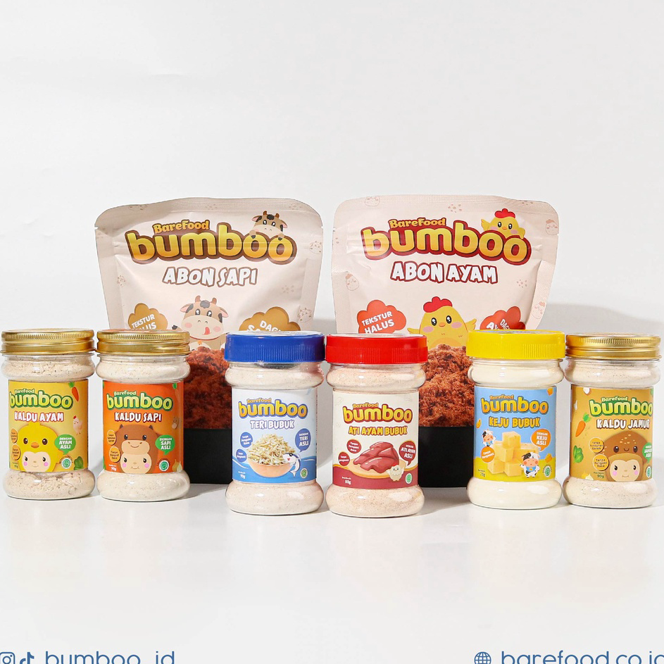 

Bayar Di Tempat Barefood BUMBOO Teri Bubuk 90gr