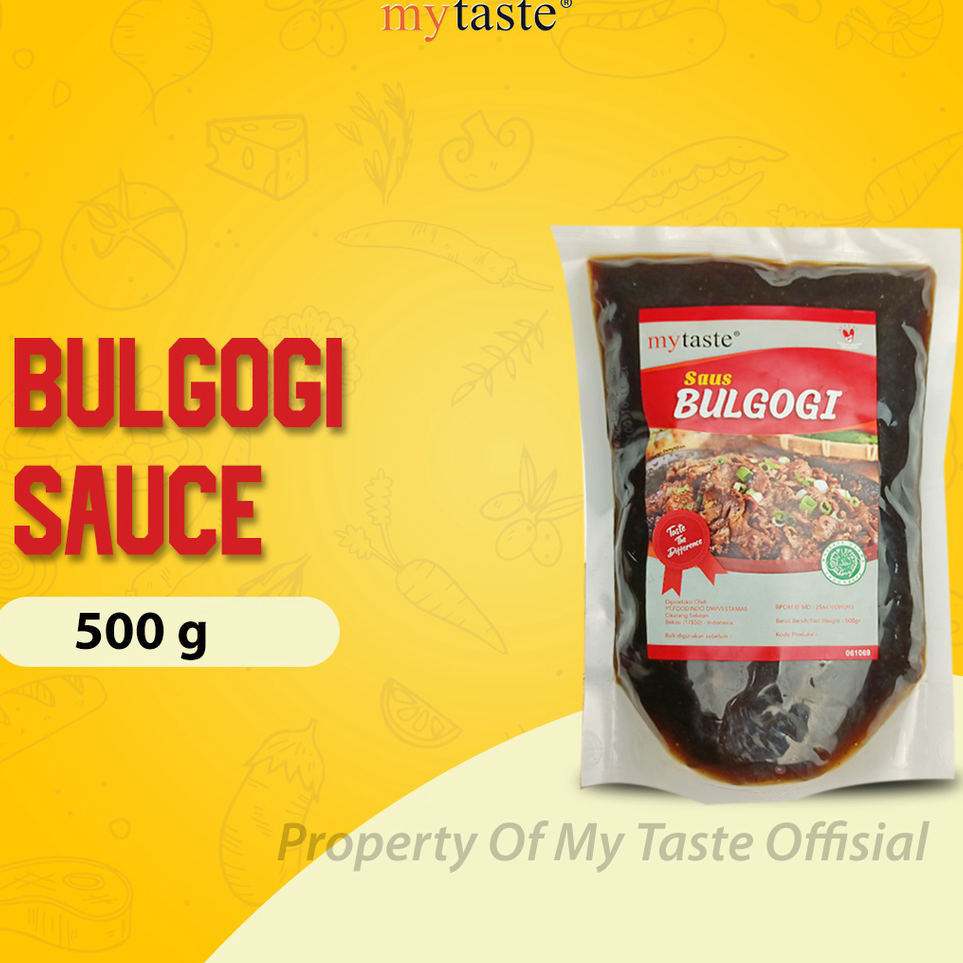 

☊↕⁑ My Taste Bulgogi Sauce 500gr Saus Bulgogi Halal Bumbu Bulgogi Korea Bumbu Grill Daging Bumbu Bulgogi Instan