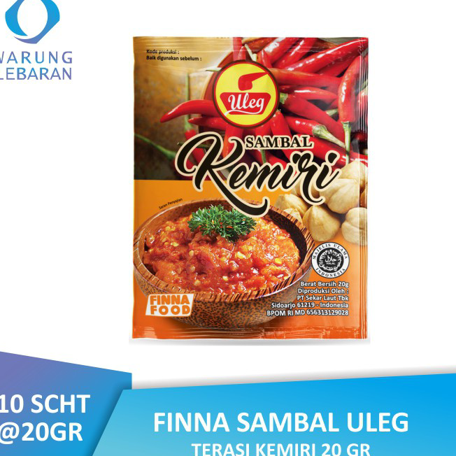 

Ready Finna Sambal Uleg Kemiri Sachet (10 x 20gr) Bestseller
